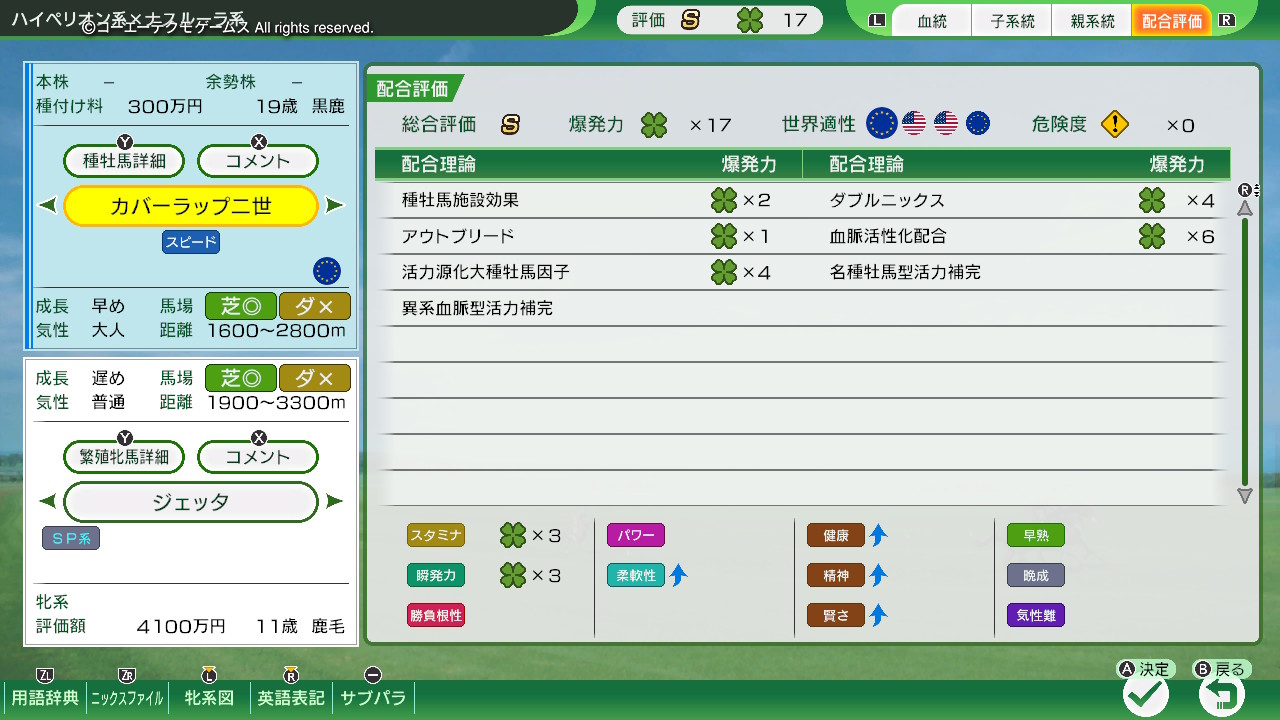 配合評価・爆発力