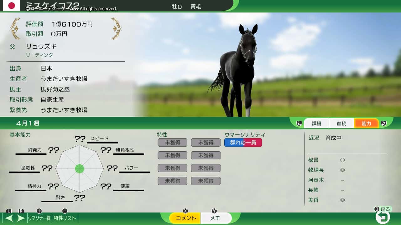 翌年度産駒結果