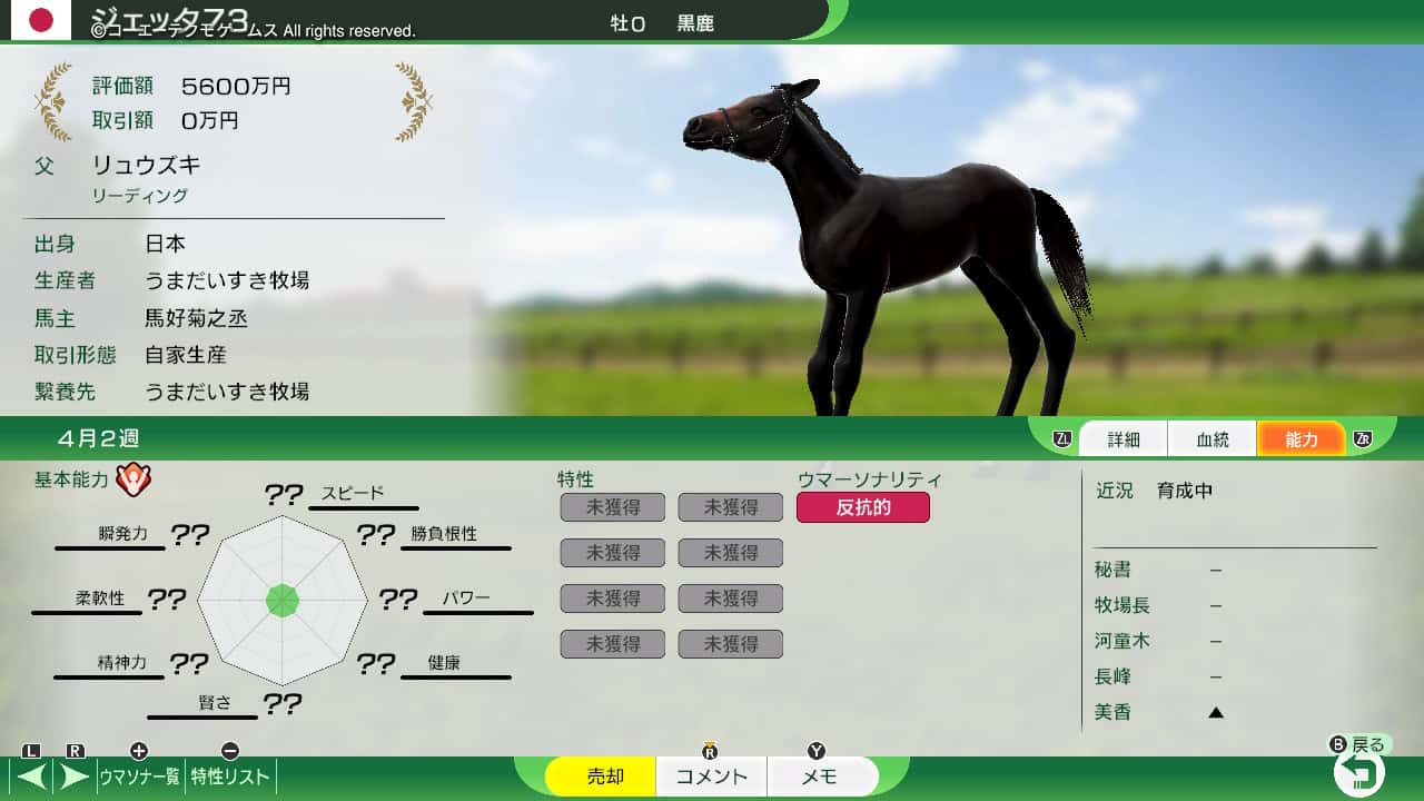 翌年度産駒結果