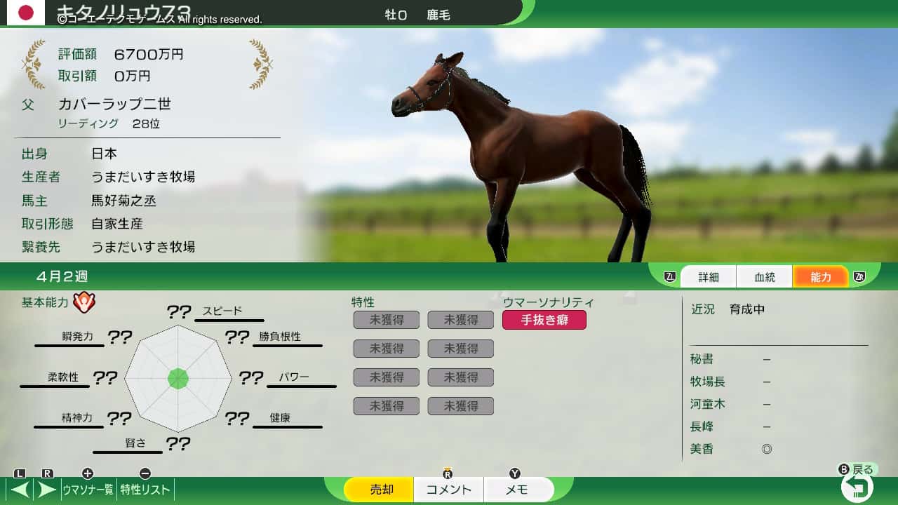 翌年度産駒結果