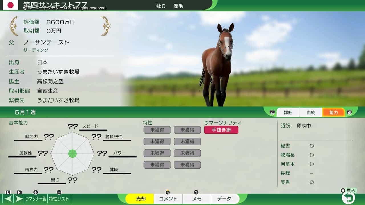 翌年度産駒結果