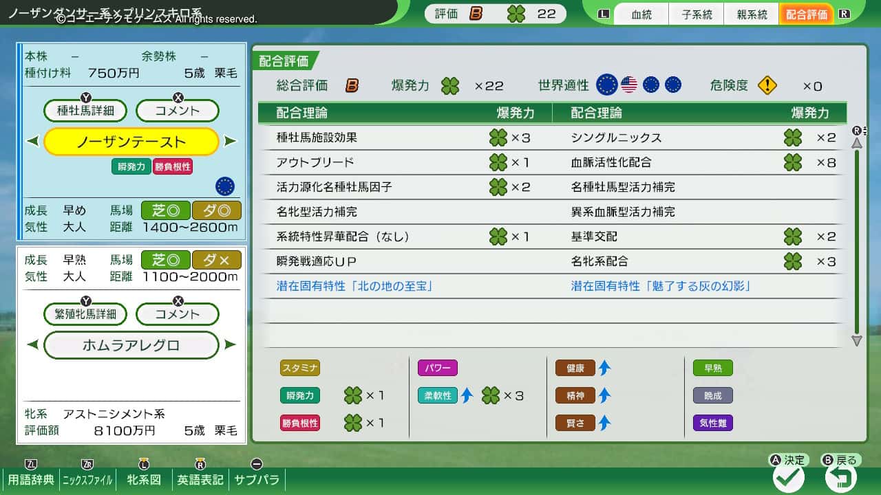 配合評価・爆発力