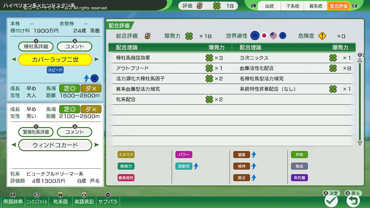 配合評価・爆発力