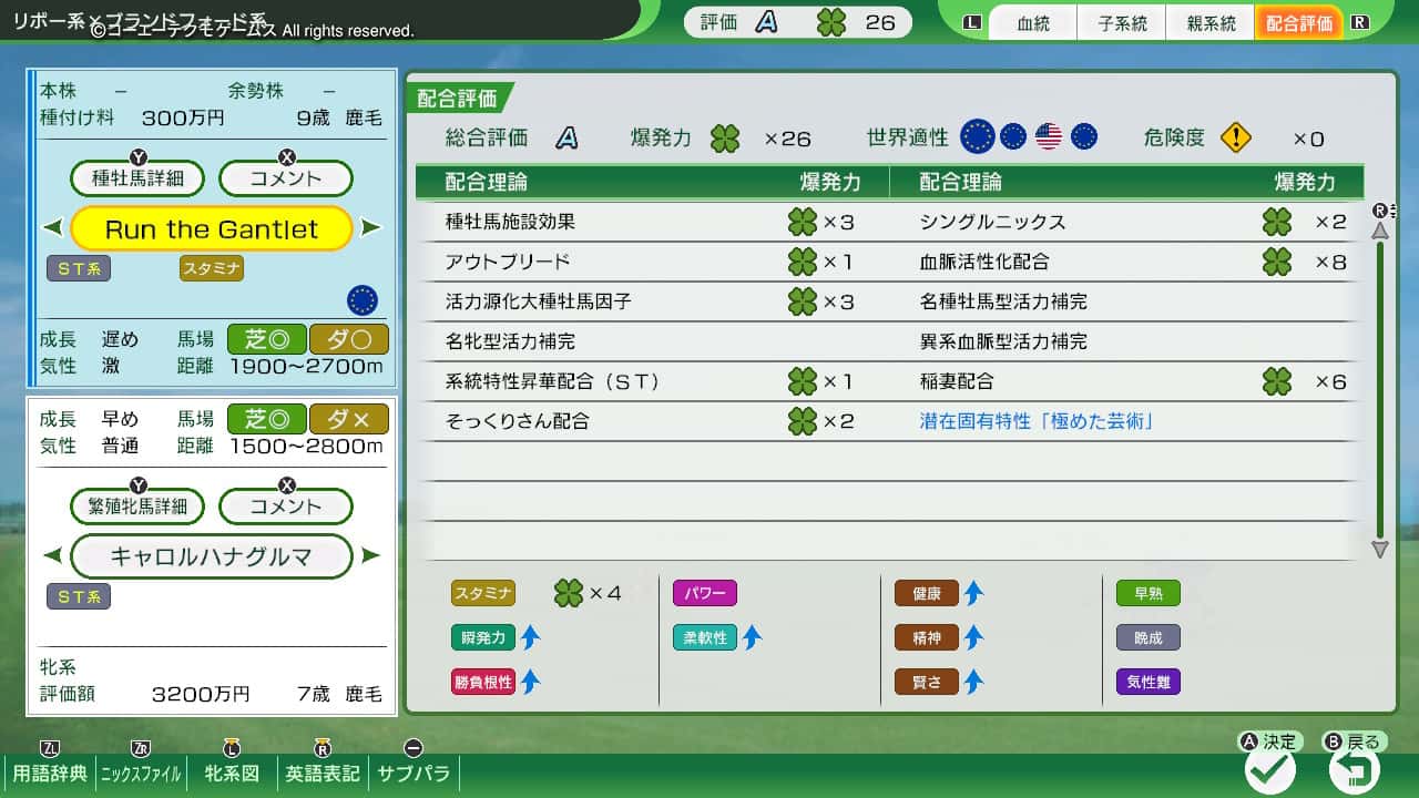 配合評価・爆発力