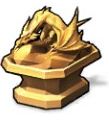 黄金飛竜の像